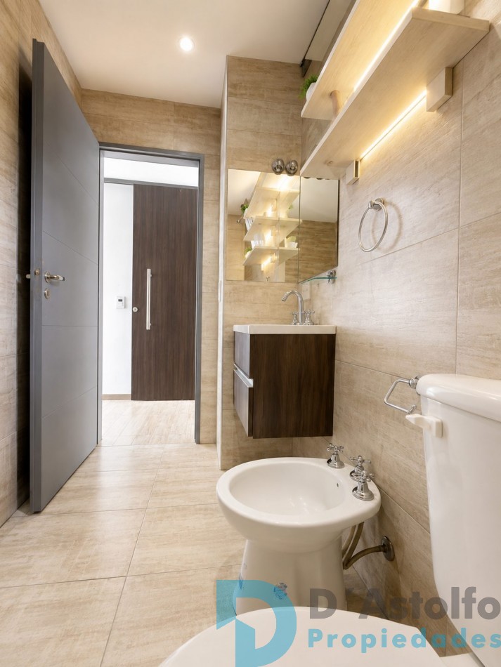 Impecable monoambiente en alquiler 