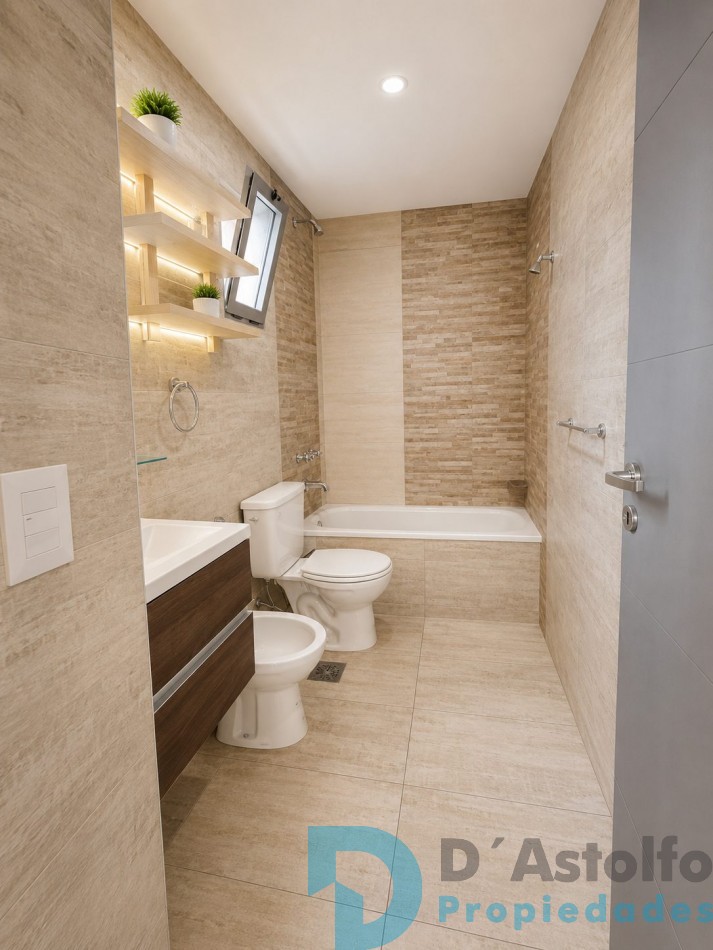 Impecable monoambiente en alquiler 